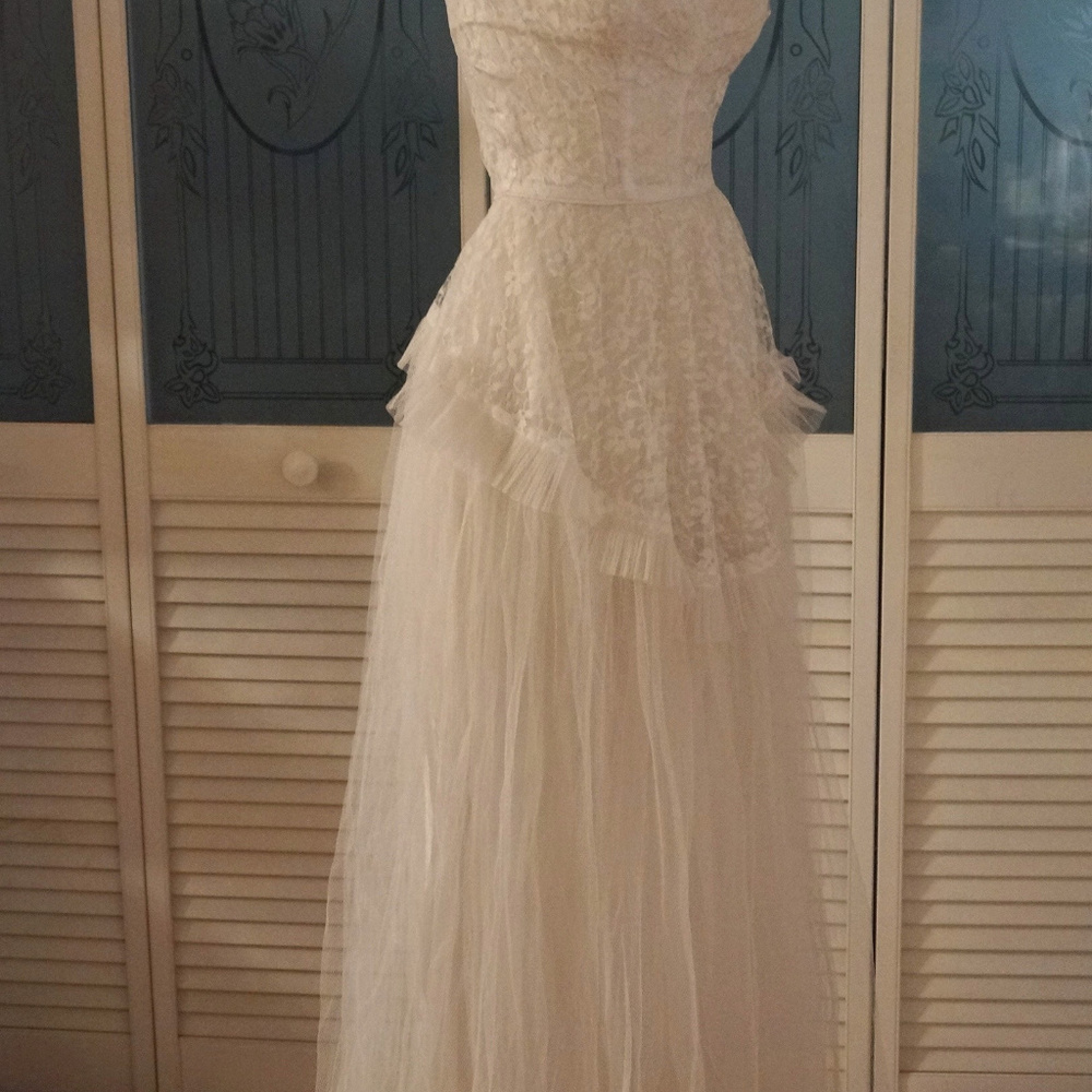 Sold ETSY Cinderella Tulle Lace Bustier Dress - Picture 4 of 4